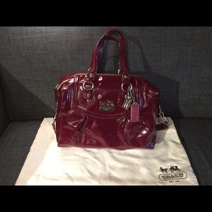 *SOLD*Coach Madison Patent Leather Audrey Satchel